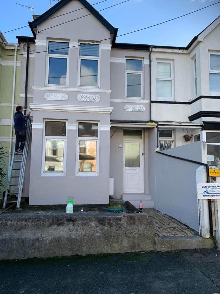 Completed roof replacement project in Liskeard
