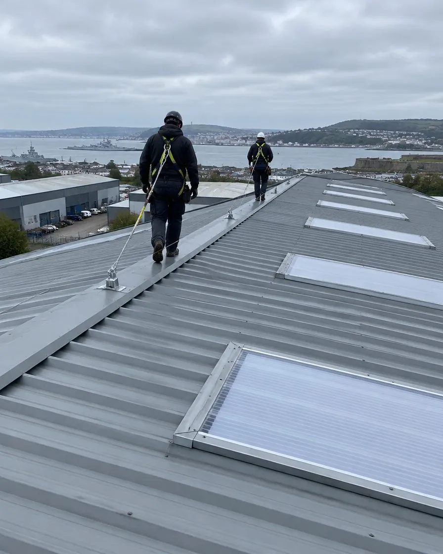 Commercial roofing in Liskeard