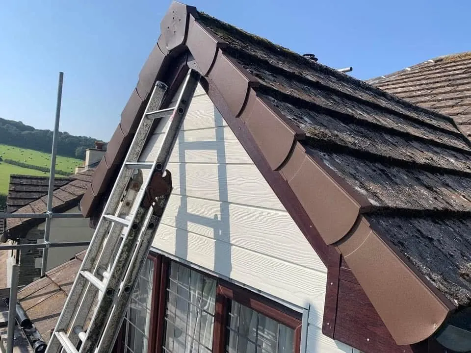 New fascias, bargeboards and guttering in Liskeard