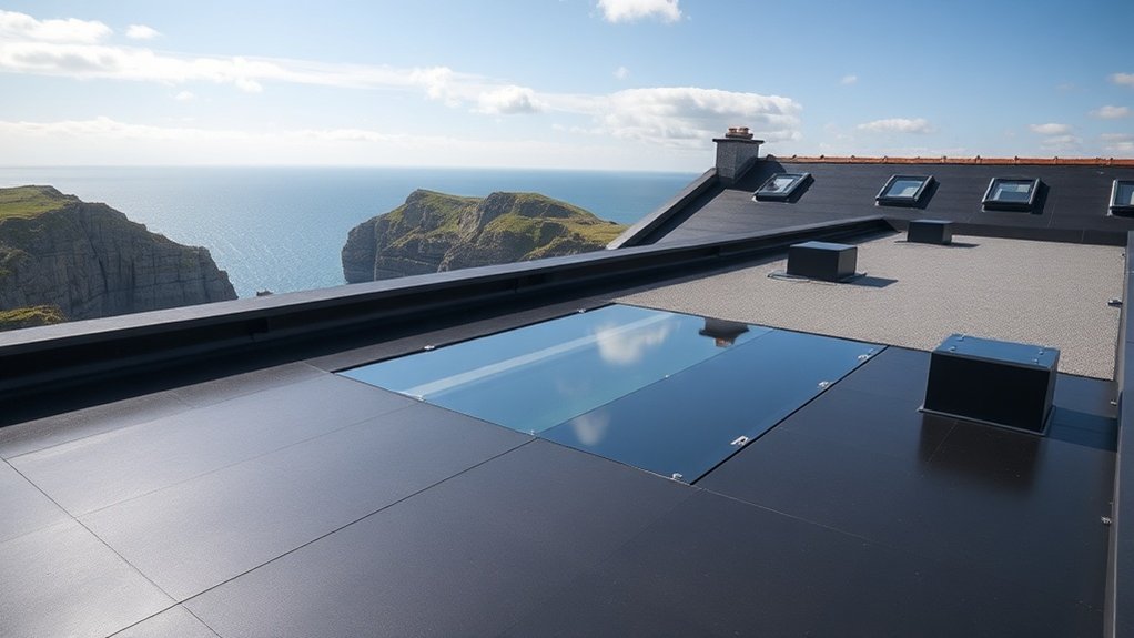 Flat roof installation in Liskeard