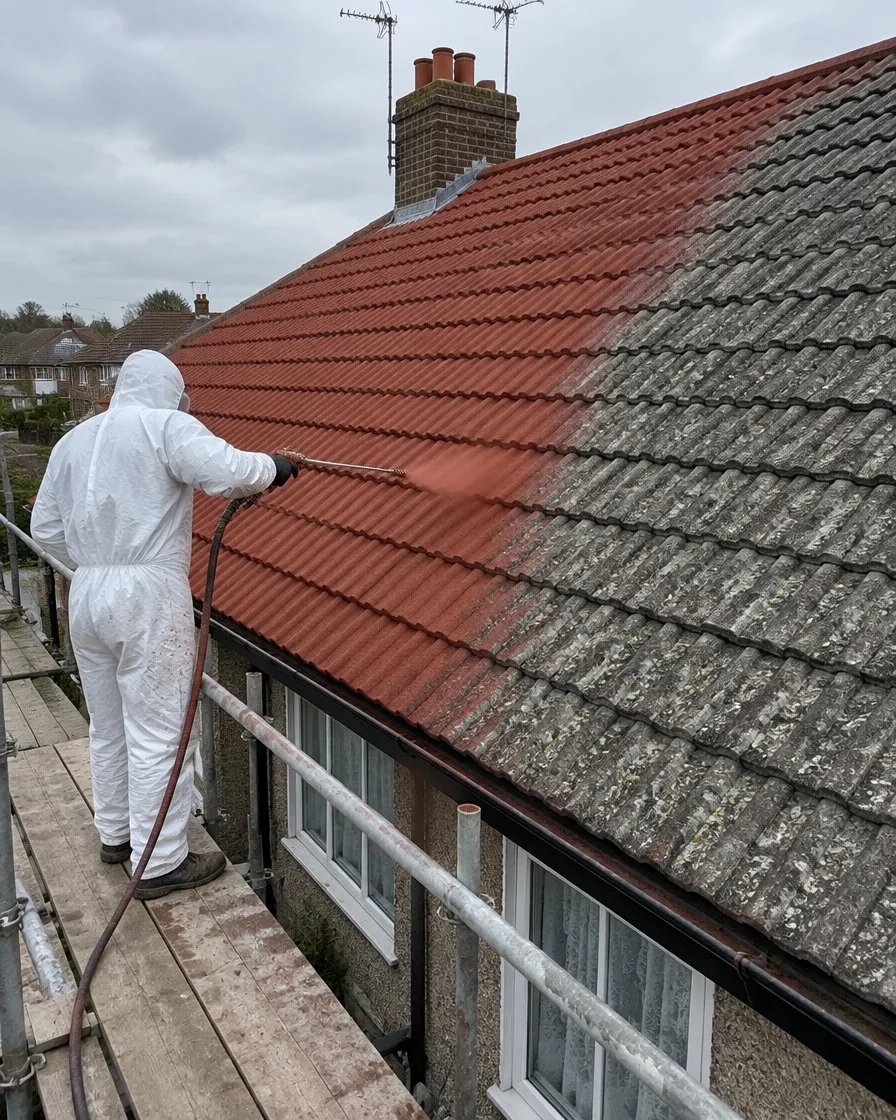 Roof painting and coating in Liskeard
