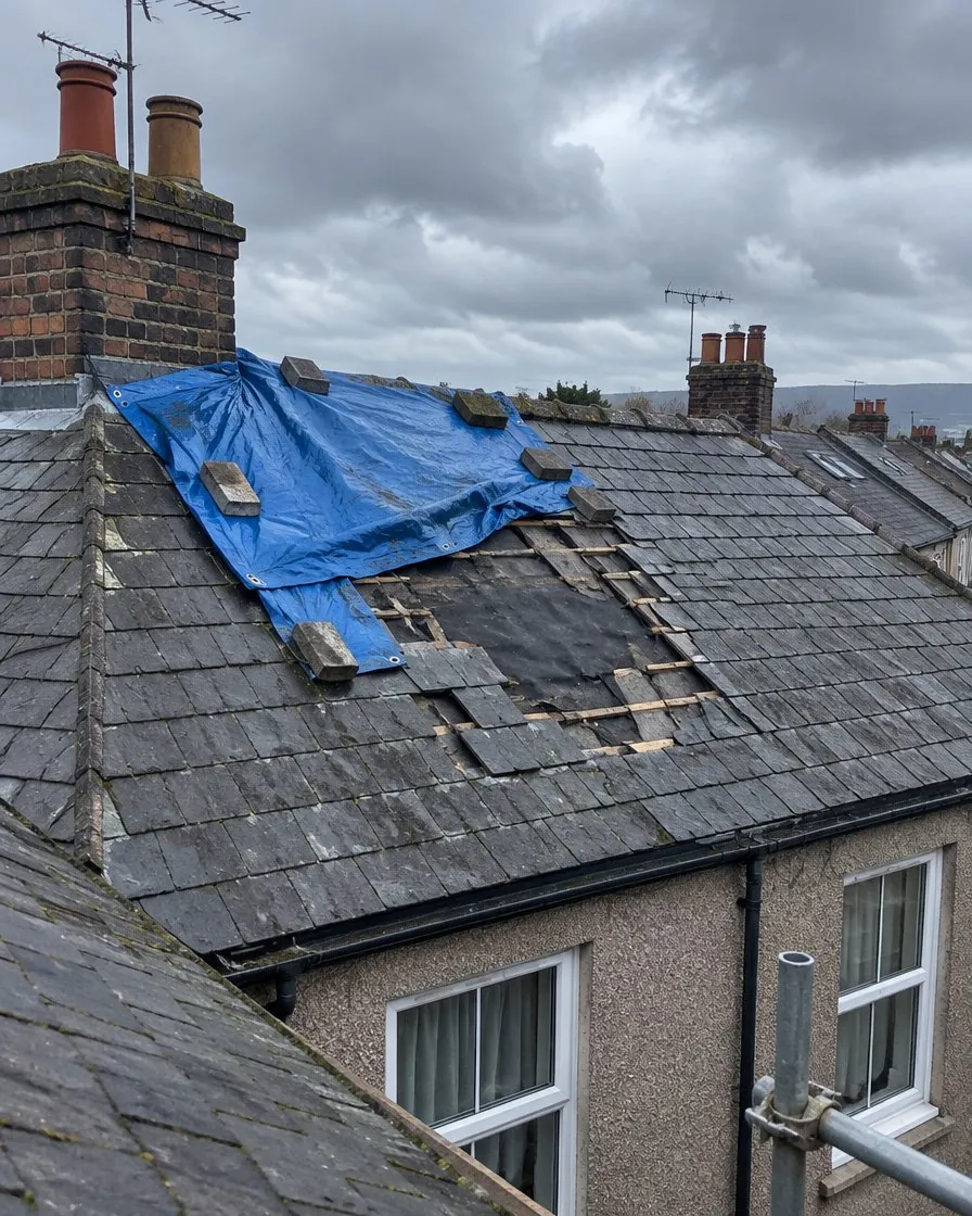 Storm damage and insurance work in Liskeard